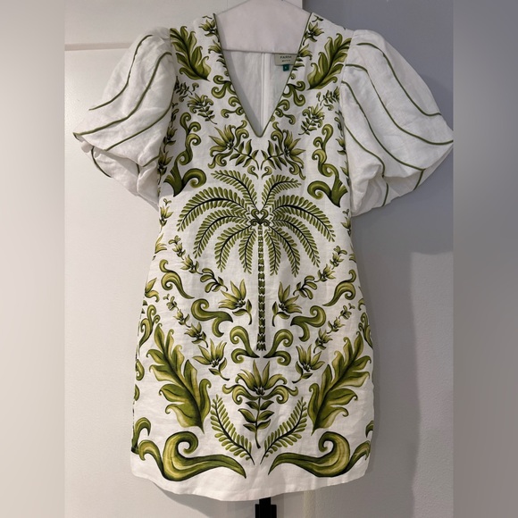 FARM Rio Dresses & Skirts - FARM Rio Milani off-white linen mini dress
